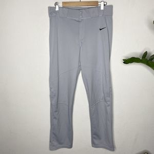 NIKE Vapor Pro Mens Wolf Gray Baseball Pants Mens Size Medium